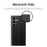 For Samsung Galaxy S26 Ultra Case View Window Scratch-Resistant PU Leather Flip Stand Phone Cover - Black - 5