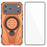 WANLONFENG For iPhone 17 Pro  XH Series Kickstand Case with Screen Film, Drop Proof PC TPU Phone Cover - Orange - 1