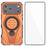 WANLONFENG For iPhone 17 Pro Max  XH Series Kickstand Case with Screen Film, Drop Proof PC TPU Phone Cover - Orange - 1