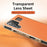 For ZTE nubia RedMagic 11 Pro 5G  /  11 Pro+ 5G Case Magnetic Frame Front Tempered Glass Leather PC Back Phone Cover - Orange - 4