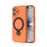 WANLONFENG For iPhone 16 Case with Tempered Glass  JH Series PC TPU Kickstand Phone Cover - Orange - 2