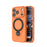 WANLONFENG For iPhone 17 Pro Case with Tempered Glass  JH Series PC TPU Kickstand Phone Cover - Orange - 2