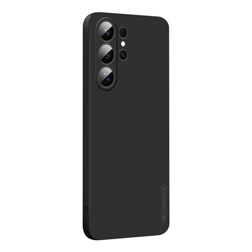 PINWUYO For Samsung Galaxy S26 Ultra Phone Case  Soft Matte TPU Mobile Back Cover - Black - 1
