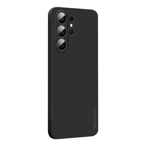 PINWUYO For Samsung Galaxy S26 Ultra Phone Case  Soft Matte TPU Mobile Back Cover - Black - 1