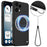 For Nothing Phone (3a) Lite 5G Magnetic Case Anti-Drop Liquid Silicone Phone Cover - Black - 1