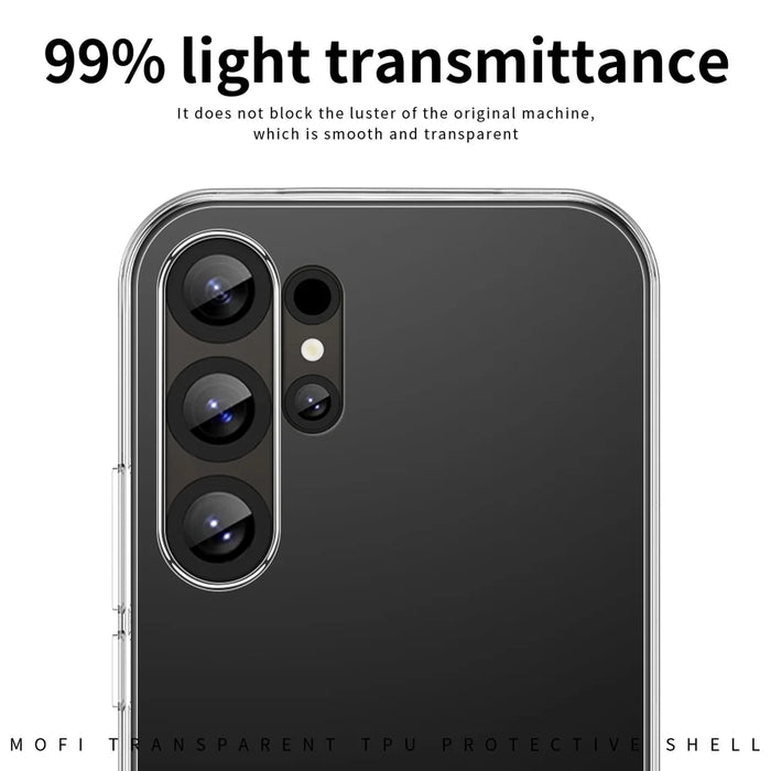 MOFI For Samsung Galaxy S26 Ultra Clear Phone Case  Ultra-Thin TPU Phone Back Cover - Transparent - 3