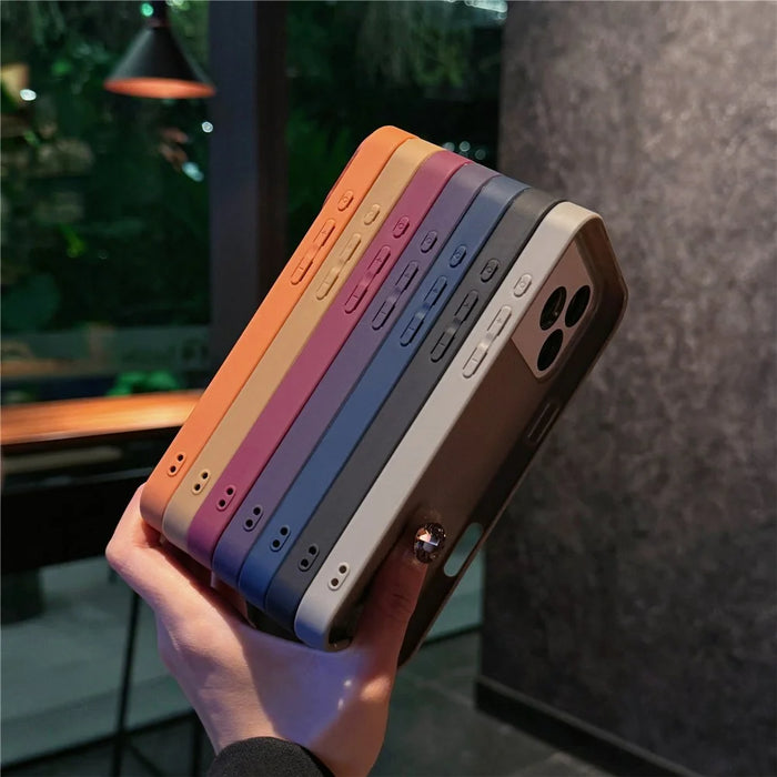For iPhone 17 Pro Case Compatible with MagSafe TPU PC Phone Back Cover with Lens Film - Orange - 6