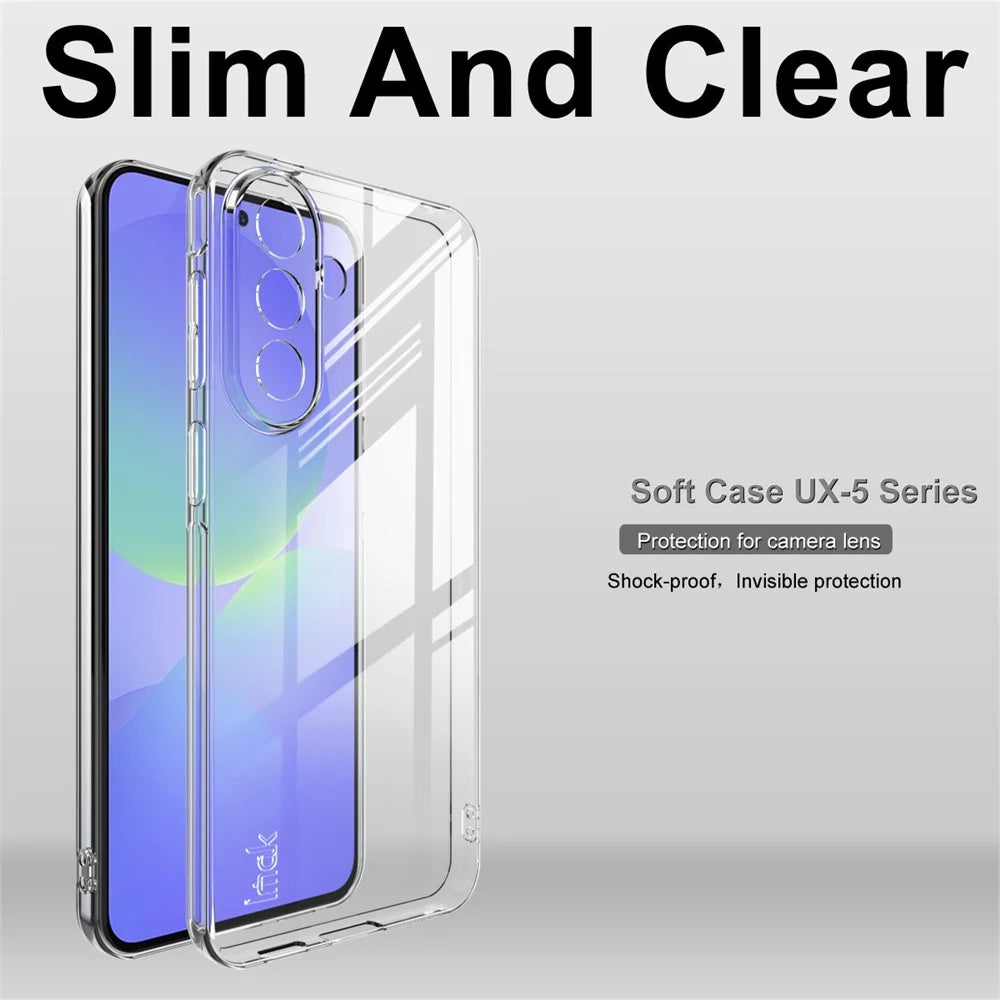 IMAK UX-5 Series For Samsung Galaxy A57 5G Transparent TPU Phone Case Protective Phone Cover - 3