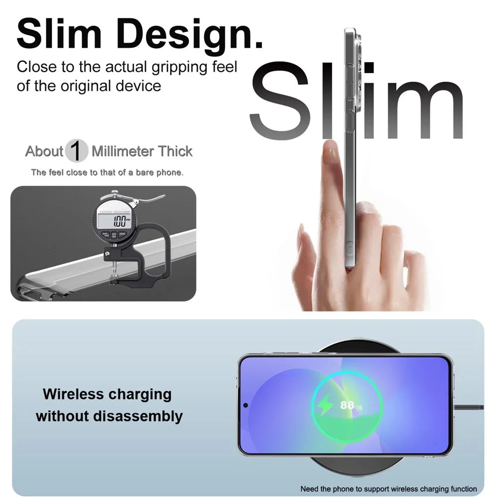 IMAK UX-5 Series For Samsung Galaxy A57 5G Transparent TPU Phone Case Protective Phone Cover - 6
