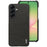 IMAK Ruiyi Series for Samsung Galaxy A37 5G Case Fabric Texture Leather + PC Phone Back Cover - Black - 1