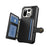 For OnePlus 15 5G Case with Card Holder PU Leather + TPU Phone Back Cover - Black - 3