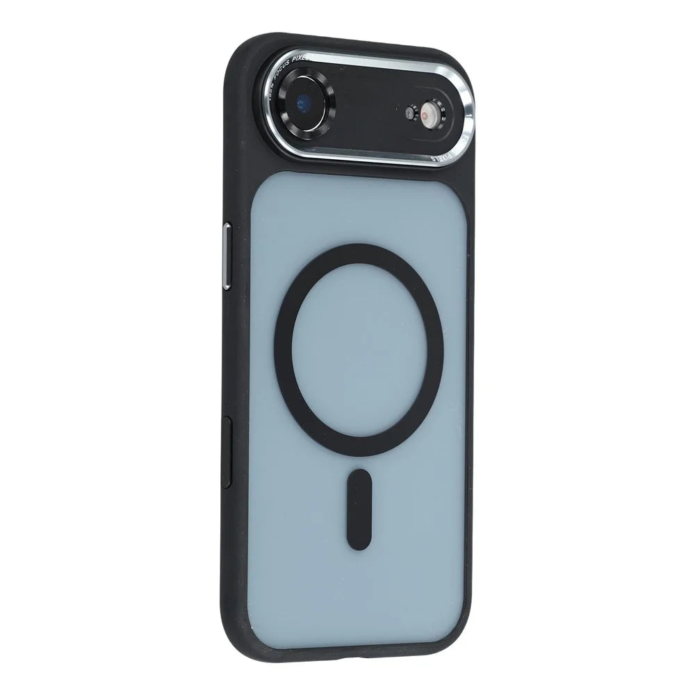 For iPhone Air Case Compatible with MagSafe TPU + Acrylic Hybrid Phone Shell - Black - 1