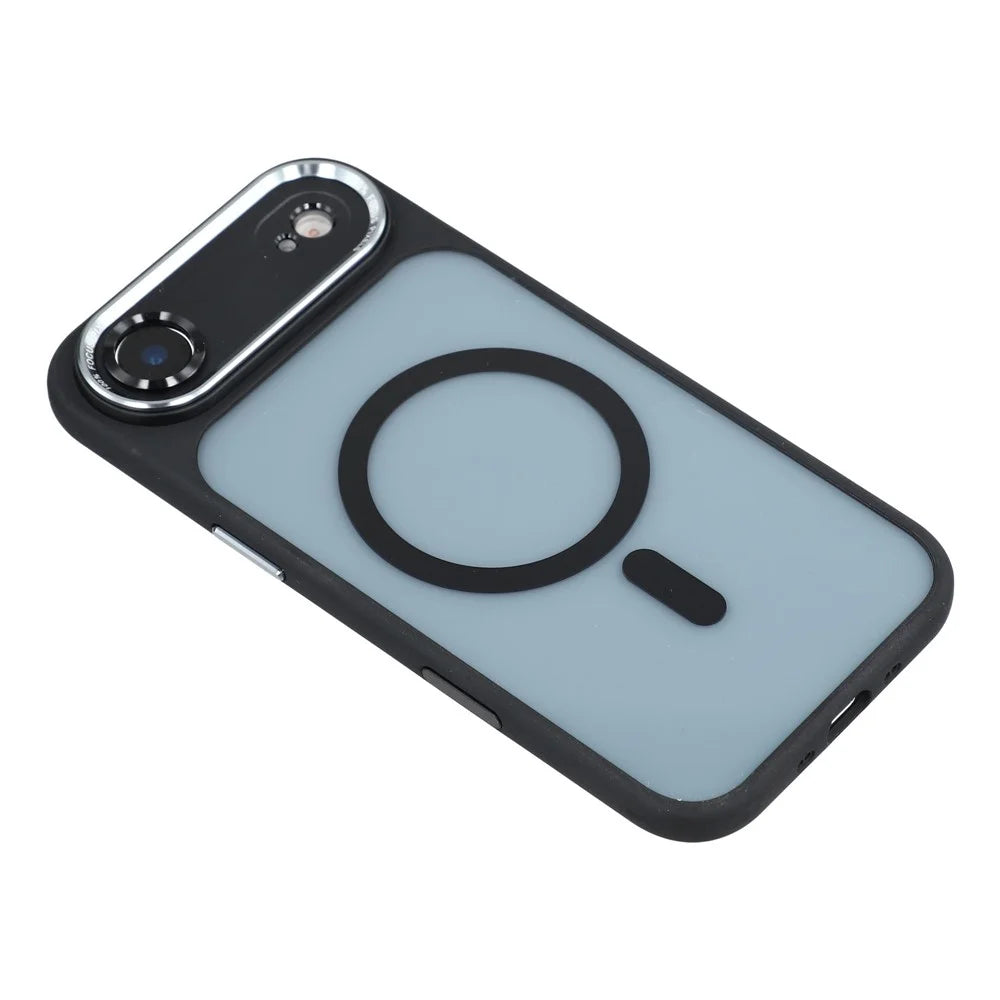For iPhone Air Case Compatible with MagSafe TPU + Acrylic Hybrid Phone Shell - Black - 4