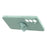 For Samsung Galaxy S26 Silicone Case with Strap Ring Kickstand Phone Cover - Mint Green - 4