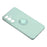 For Samsung Galaxy S26 Silicone Case with Strap Ring Kickstand Phone Cover - Mint Green - 6