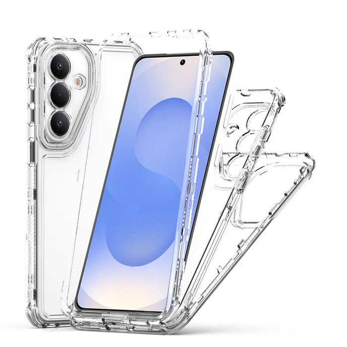 For Samsung Galaxy S26 Case Anti Scratch Acrylic TPU Phone Cover - Transparent - 1