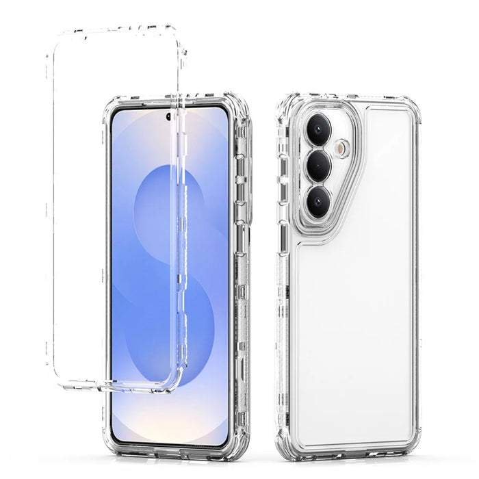 For Samsung Galaxy S26 Case Anti Scratch Acrylic TPU Phone Cover - Transparent - 6