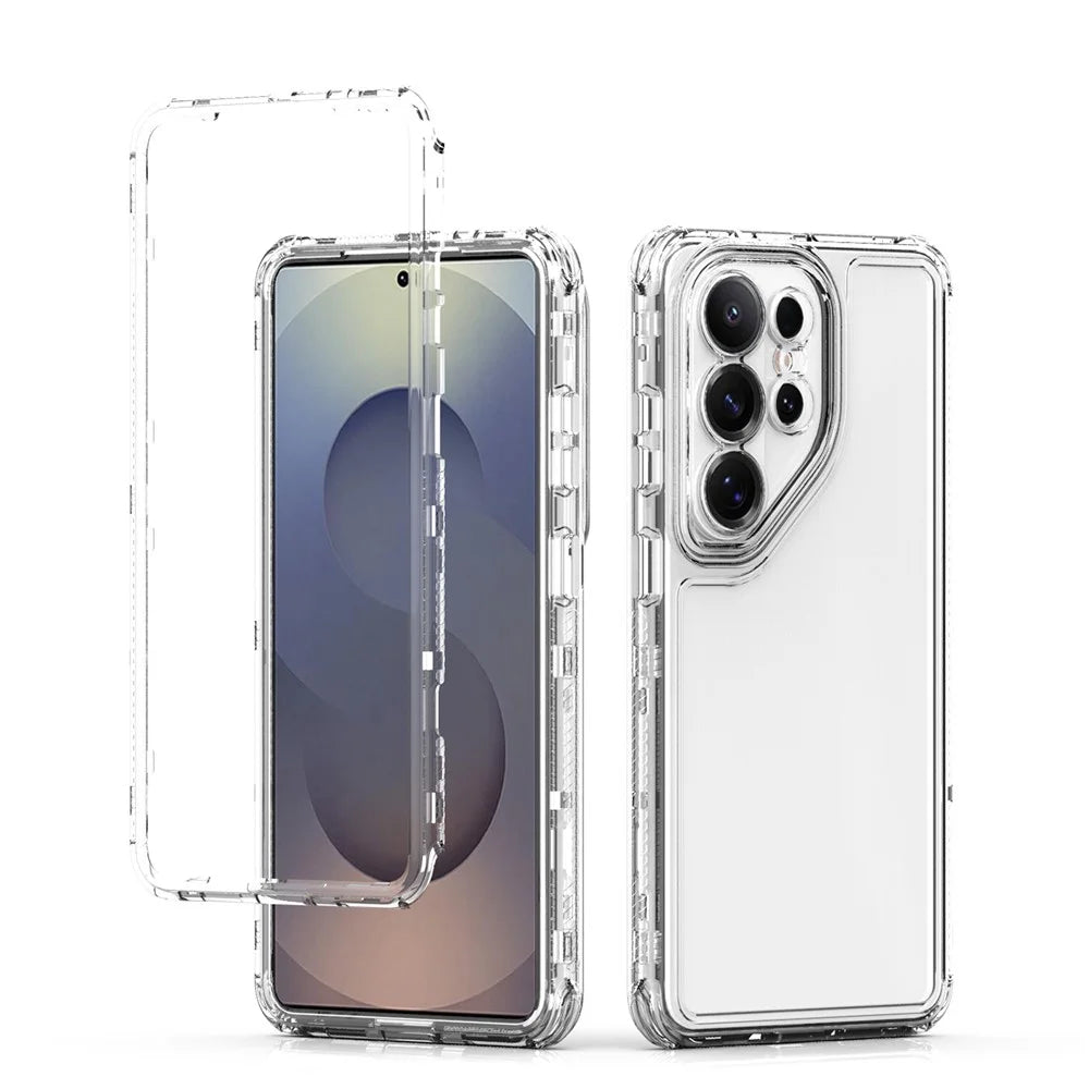 For Samsung Galaxy S26 Ultra Case Anti Scratch Acrylic TPU Phone Cover - Transparent - 6