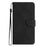 For Samsung Galaxy A57 5G Case Skin Touch Lines Imprinted PU Leather Flip Phone Cover - Black - 2
