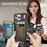 CASEME ME80 Series For iPhone 18 Pro Max / 17 Pro Max Magnetic Case RFID Blocking Leather PC TPU Phone Cover with Detachable Wallet - Coffee - 4