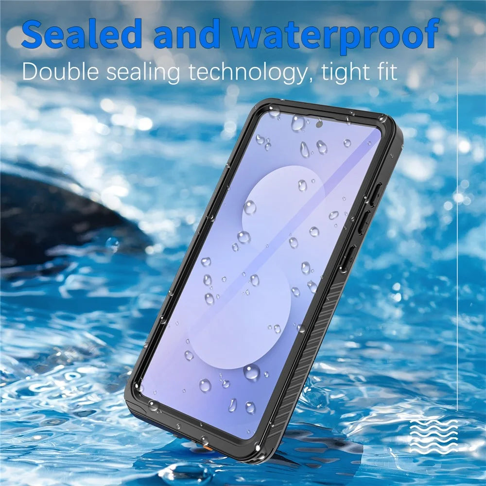 REDPEPPER FS Series For Samsung Galaxy S26 Ultra IPX8 Waterproof Case PC TPU PET Clear Magnetic Phone Cover - 7
