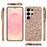 For Samsung Galaxy S26 Ultra Case Electroplating TPU + PC Sparkling Glitter Phone Back Cover - Rose Gold - 6