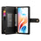 For Realme C85 Pro 4G Leather Case Zipper Pocket Wallet Phone Cover with Straps - Black - 2