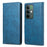 For Realme C85 Pro 4G Wallet Case RFID Blocking PU Leather Phone Cover - Blue - 1