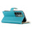 For Realme C85 Pro 4G Case Zipper Wallet Color Splicing Leather Flip Phone Cover with Straps - Lake Blue - 3