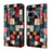 For Samsung Galaxy A08 5G / A08 4G / A07 5G / A07 4G Wallet Case Foldable Stand Pattern Printing Leather Flip Phone Cover - Colorful Brick Pattern - 1
