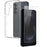 NORTHJO For Samsung Galaxy S26+ Case Soft TPU Clear Phone Cover with Tempered Glass Screen Protector (Support Fingerprint Unlock) - Transparent - 1
