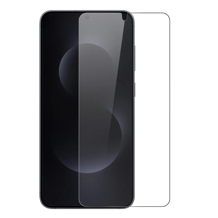 NORTHJO For Samsung Galaxy S26+ Case Soft TPU Clear Phone Cover with Tempered Glass Screen Protector (Support Fingerprint Unlock) - Transparent - 3