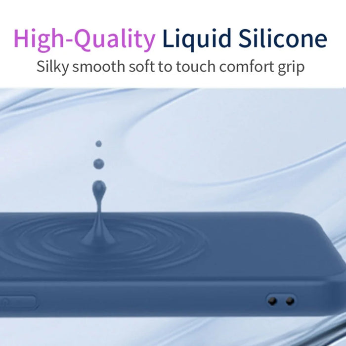 For Samsung Galaxy S26 Ultra Case Liquid Silicone Feel Soft TPU Protective Phone Cover - Purple - 4