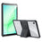 XUNDD Tablet Case For Samsung	Galaxy Tab A11  /  A9 Leather Kickstand TPU + PC Airbag Protection Tablet Cover - Black - 1