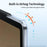 XUNDD Tablet Case For Samsung	Galaxy Tab A11  /  A9 Leather Kickstand TPU + PC Airbag Protection Tablet Cover - Black - 3