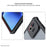 XUNDD Tablet Case For Samsung	Galaxy Tab A11  /  A9 Leather Kickstand TPU + PC Airbag Protection Tablet Cover - Black - 4