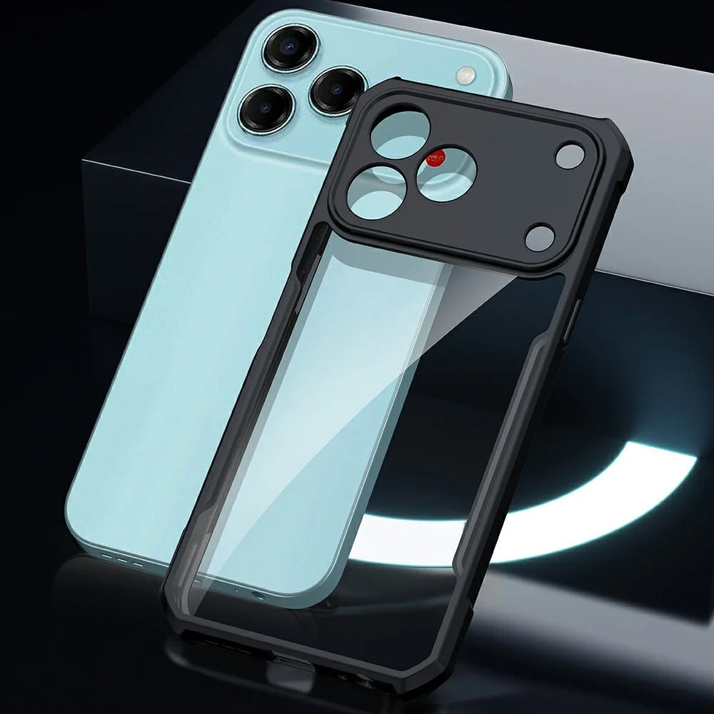 XUNDD For ZTE Blade V80 Vita Case Dropproof TPU + Acrylic Clear Back Phone Cover - Black - 5