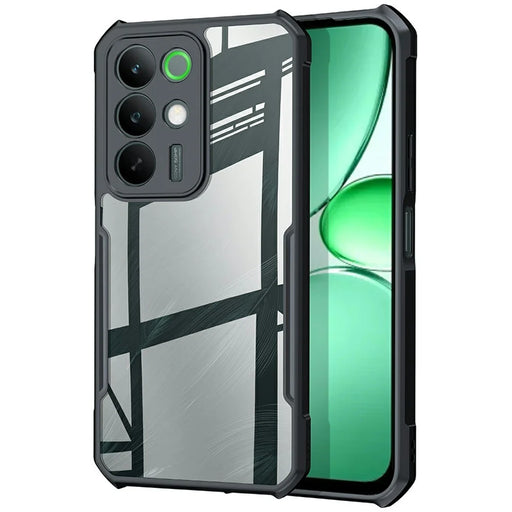 XUNDD For Realme C85 5G Case Dropproof TPU + Acrylic Clear Back Phone Cover - Black - 1