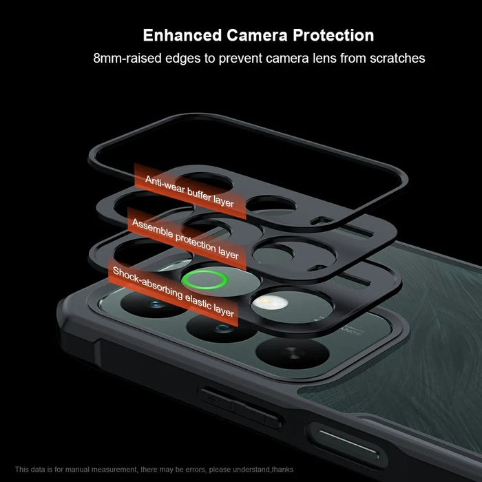 XUNDD For Realme C85 5G Case Dropproof TPU + Acrylic Clear Back Phone Cover - Black - 4