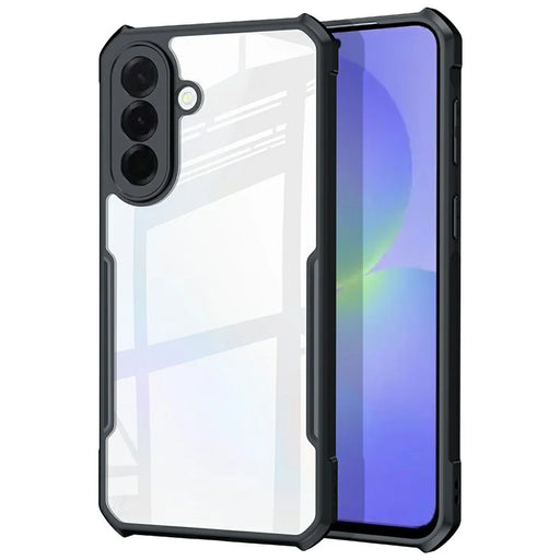 XUNDD For Samsung Galaxy A37 5G Case Dropproof TPU + Acrylic Clear Back Phone Cover - Black - 1