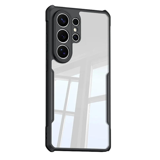 XUNDD For Samsung Galaxy S26 Ultra Case Dropproof TPU + Acrylic Clear Back Phone Cover - Black - 1