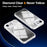 For iPhone 17e / 16e Magnetic Case Gradient Glitter Shockproof TPU PC Phone Cover Compatible with MagSafe - Black - 2