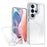 For Samsung Galaxy S25 Ultra Magnetic Case Gradient Glitter Shockproof TPU PC Phone Cover - White - 1