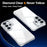 For Samsung Galaxy S25 Ultra Magnetic Case Gradient Glitter Shockproof TPU PC Phone Cover - White - 2