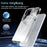 For Samsung Galaxy S25 Ultra Magnetic Case Gradient Glitter Shockproof TPU PC Phone Cover - White - 7
