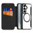 DUX DUCIS For Samsung Galaxy S26 Magnetic Case  Skin X Pro Series Flip Leather Cover - Black - 2