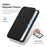 DUX DUCIS For Samsung Galaxy S26 Magnetic Case  Skin X Pro Series Flip Leather Cover - Black - 6