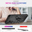 For Samsung Galaxy A37 5G Case PC + TPU Phone Cover with Kickstand - Black - 2