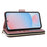 For Samsung Galaxy A57 5G Case 9 Card Slots Zipper Pocket PU Leather Phone Cover with Wrist Strap - Rose Gold - 4