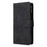 For Samsung Galaxy A57 5G Case Zipper Wallet Multiple Card Slots Leather Phone Cover with Wrist Strap - Black - 6